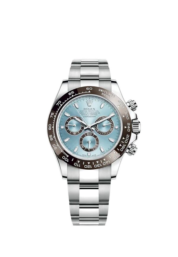 Rolex Cosmograph Daytona 40mm Platinum Ice-Blue Dial m116506 Series - Image 7