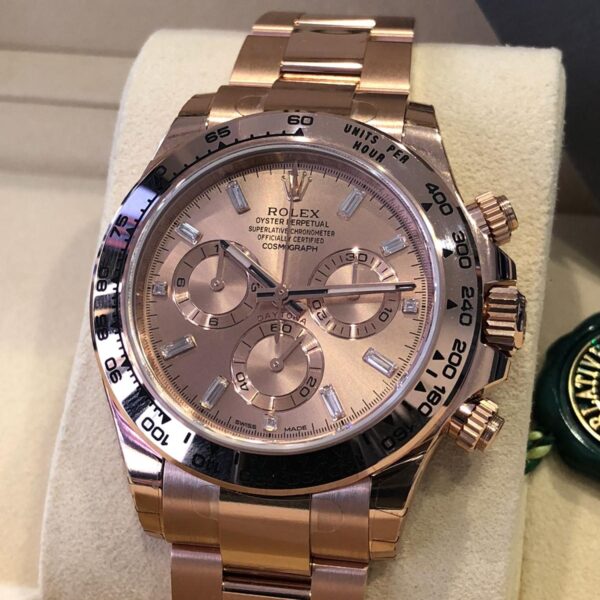 Rolex Cosmograph Daytona 18ct Everose Gold 40mm 116505-0017 - Image 7