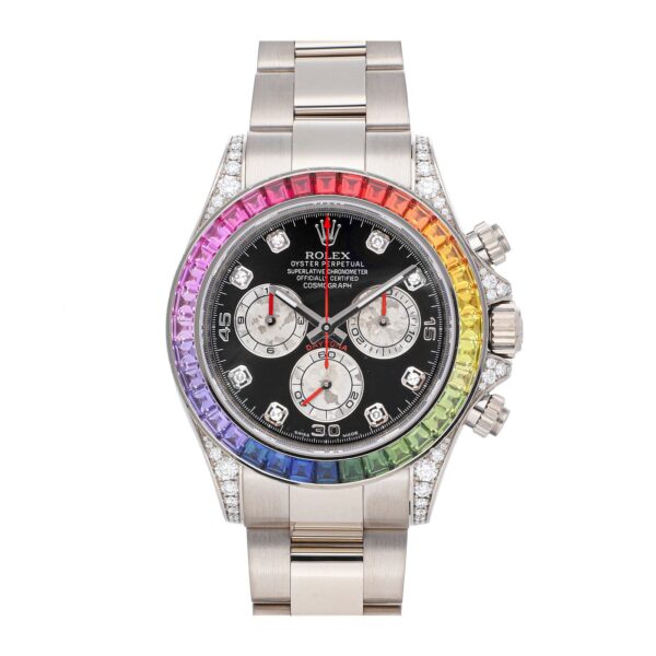 New Arrival - Rolex Cosmograph Daytona Rainbow 116595 40mm 18k Rose Gold/Gold Unworn Manufactured in 2022 - Image 13