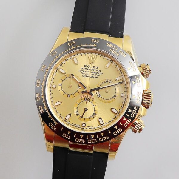 Daytona golden rubber style Multiple dial options 40mm - Image 11
