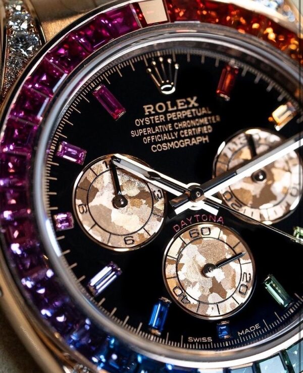 New Arrival - Rolex Cosmograph Daytona Rainbow 116595 40mm 18k Rose Gold/Gold Unworn Manufactured in 2022 - Image 8