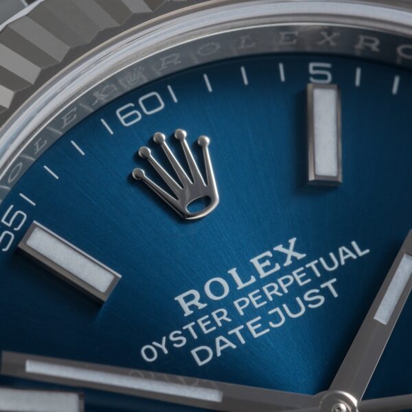 Rolex Datejust 41mm Oystersteel and white gold Bright Blue Dial 126334-0002 - Image 24