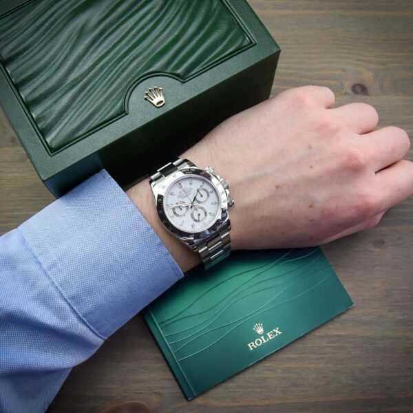 Rolex Daytona Stainless Steel 40mm APH Dial 116520 Brand New - Image 8
