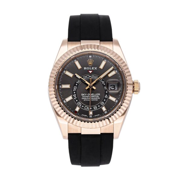 Rolex Sky-Dweller Oyster 42 mm Everose gold 326235-0005 New - Image 13