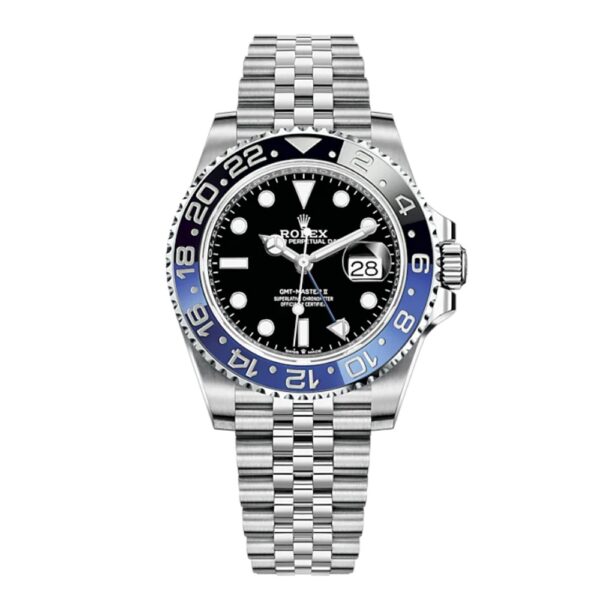 ⌚Rolex GMT-Master II 40mm Stainless Steel m126710 Series Batman & Pepsi - Image 2