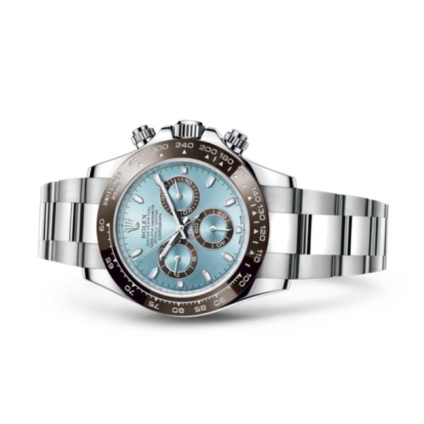Rolex Cosmograph Daytona 40mm Platinum Ice-Blue Dial m116506 Series - Image 3