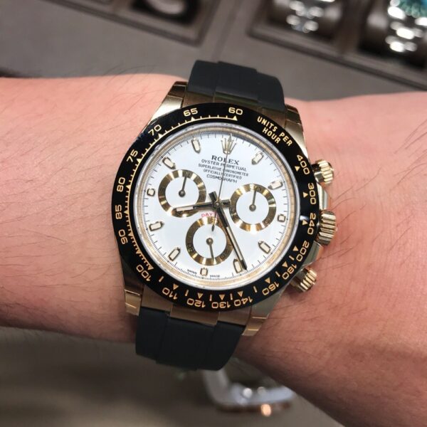 Daytona golden rubber style Multiple dial options 40mm - Image 13