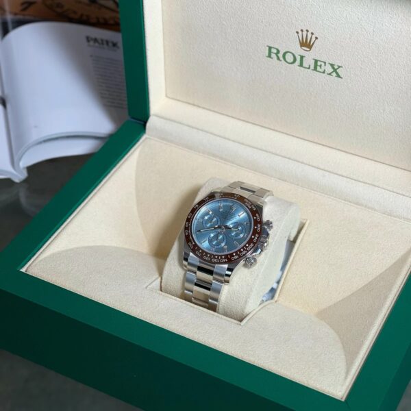 Rolex Cosmograph Daytona 40mm Platinum Ice-Blue Dial m116506 Series - Image 11