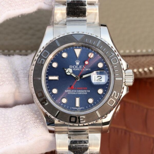 Yacht-Master 1 ( Black & Blue Dial ) Stainless Steel 40mm - Image 3