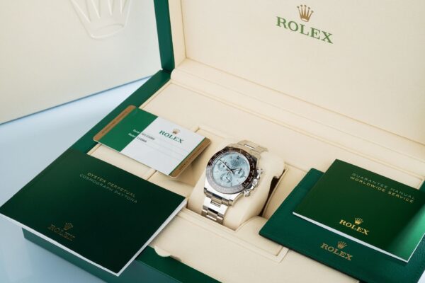 Rolex Cosmograph Daytona 40mm Platinum Ice-Blue Dial m116506 Series - Image 12