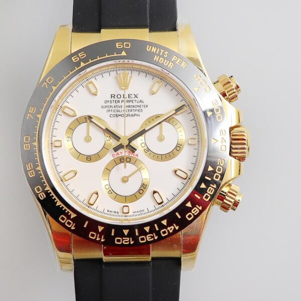 Daytona golden rubber style Multiple dial options 40mm - Image 14