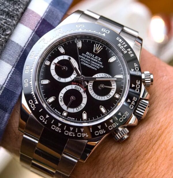 Daytona Siver Classic Panda Black & White Dial 40mm - Image 10