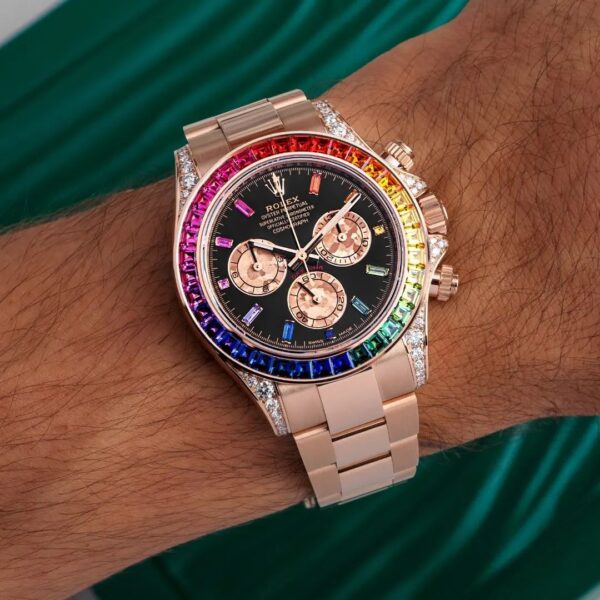New Arrival - Rolex Cosmograph Daytona Rainbow 116595 40mm 18k Rose Gold/Gold Unworn Manufactured in 2022 - Image 3