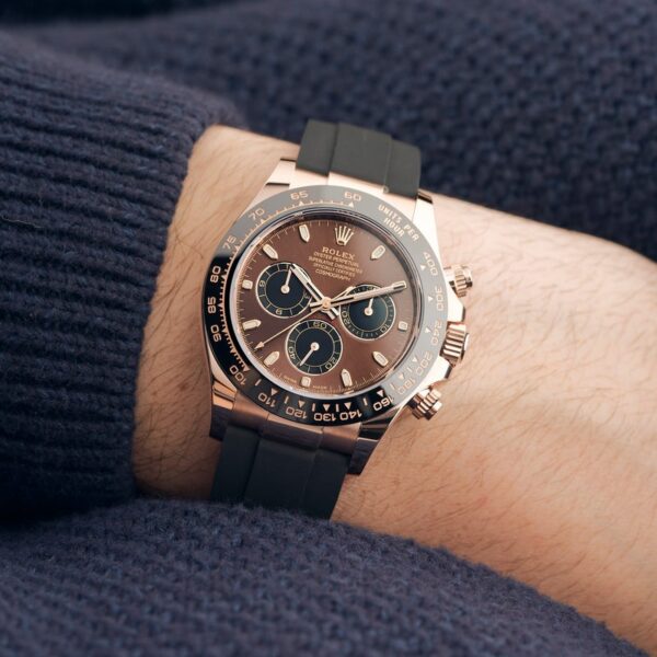 Rolex Cosmograph Daytona Everose Gold Chocolate Oysterflex M116515LN-0041 - Image 5
