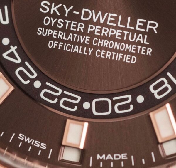 Rolex Sky-Dweller Oyster 42 mm Everose gold 326235-0005 New - Image 12