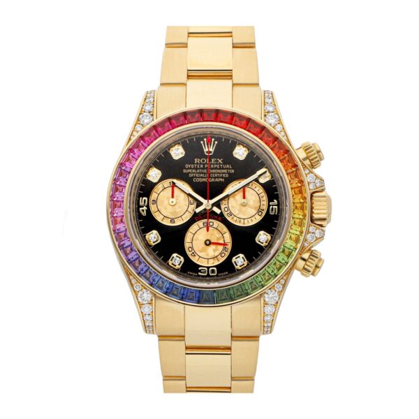 New Arrival - Rolex Cosmograph Daytona Rainbow 116595 40mm 18k Rose Gold/Gold Unworn Manufactured in 2022