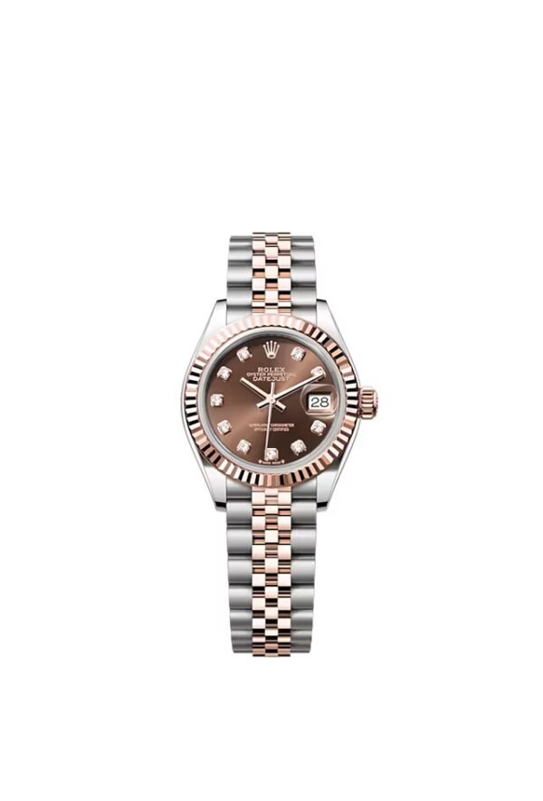 Rolex Lady-Datejust 31mm Oystersteel and Everose Gold Women's Watch 279171-0011 - Image 4