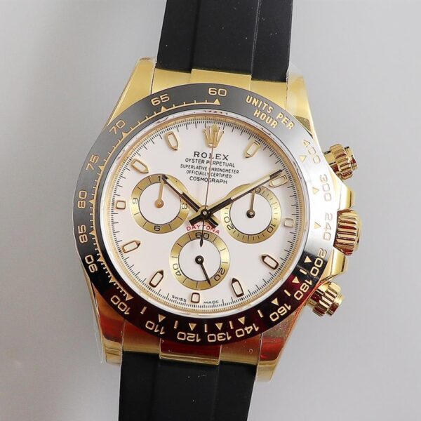 Daytona golden rubber style Multiple dial options 40mm - Image 18