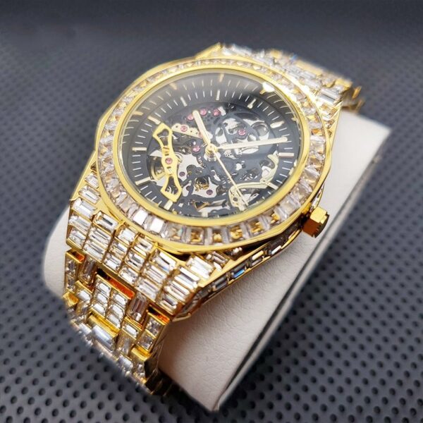 Baguette Diamond Tycoon Mechanical Watch - Image 3