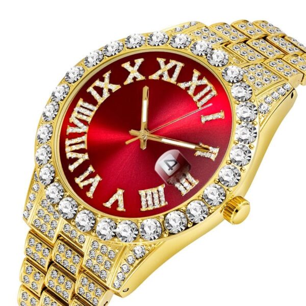 18k Gold Diamond Royal Watch - Image 2