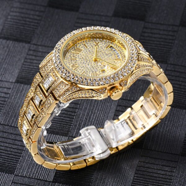 18K Gold Diamond Presidential Watch - Image 11