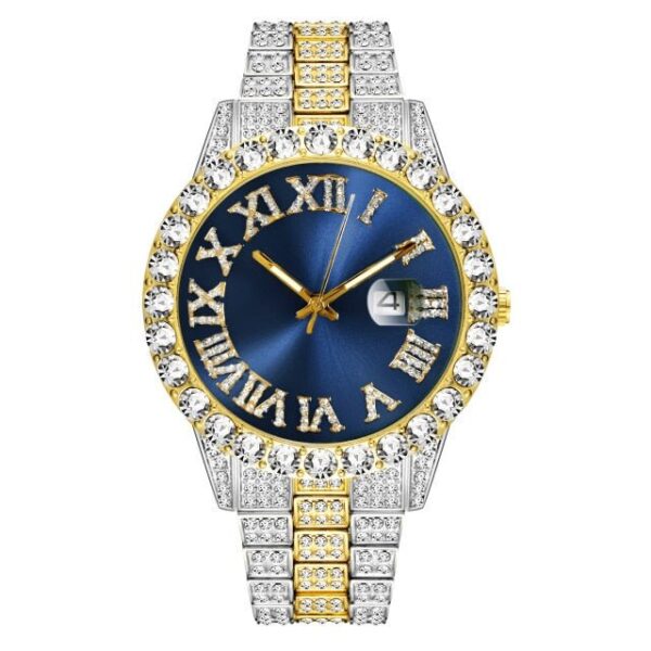 18k Gold Diamond Royal Watch - Image 8