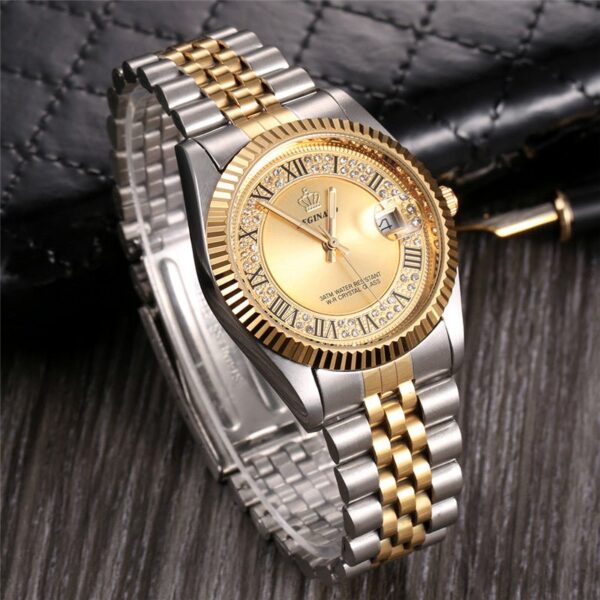 18K Gold Crown Watch - Image 7