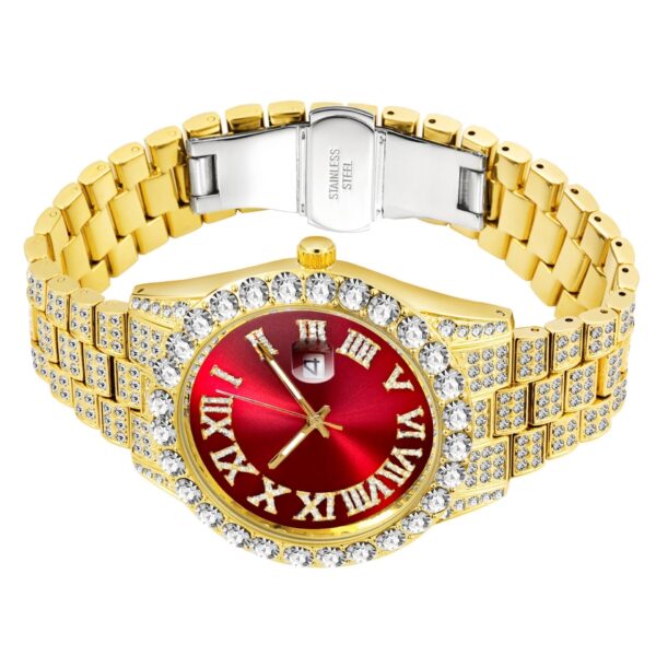 18k Gold Diamond Royal Watch - Image 11