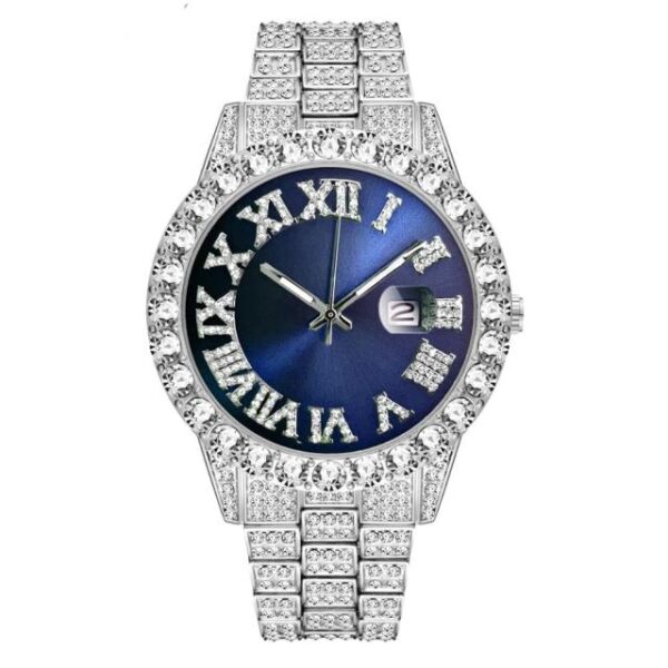 18k Gold Diamond Royal Watch - Image 7